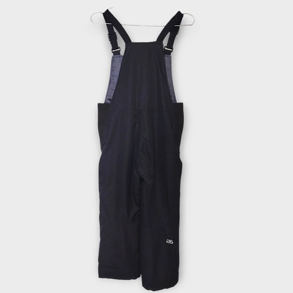 SKI‎ GEAR Kids Sz M Snow Bibs Overalls Black Youth Winter Skiing Snowboarding